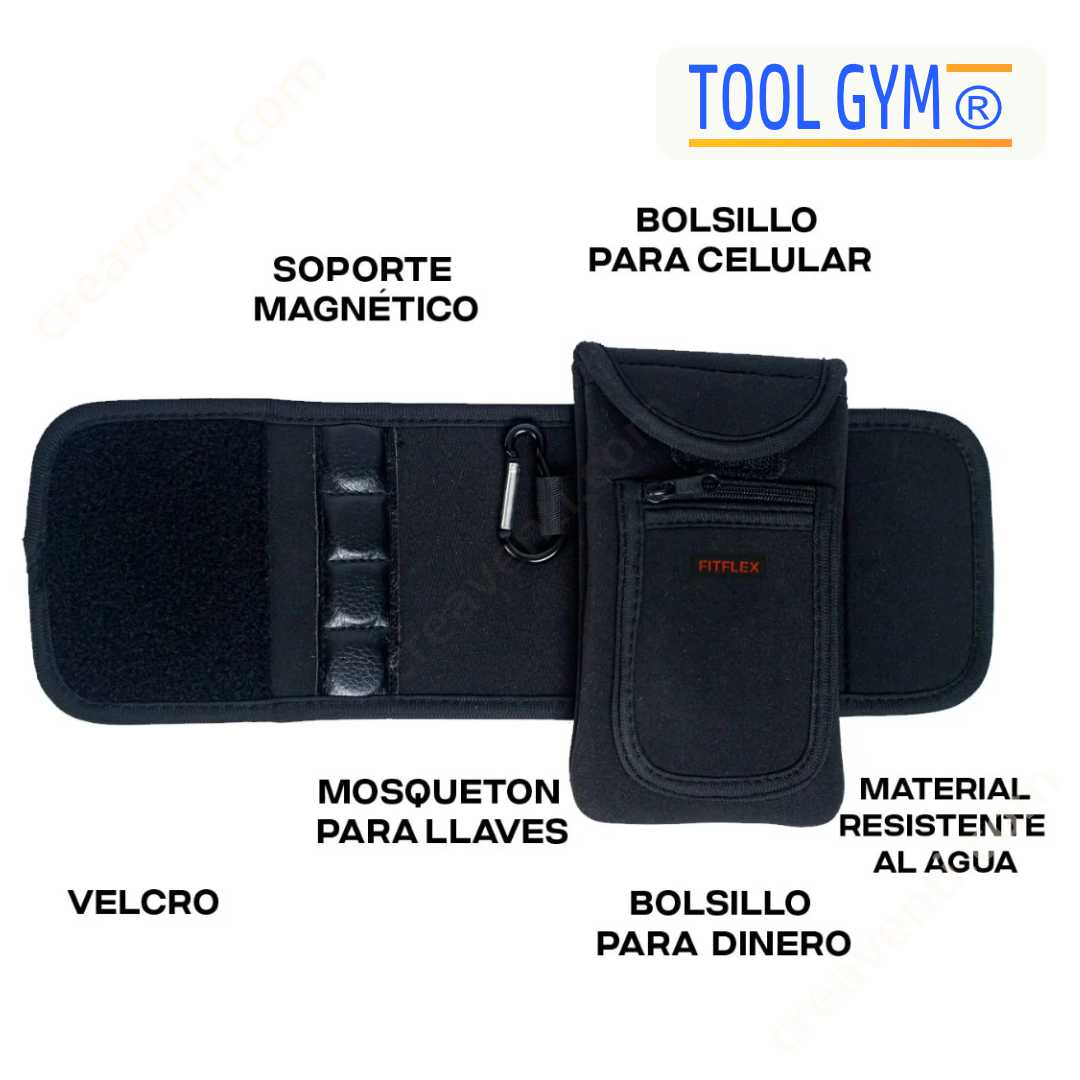 TOOL GYM ® Bolsillo Magnético Para Gimnasio